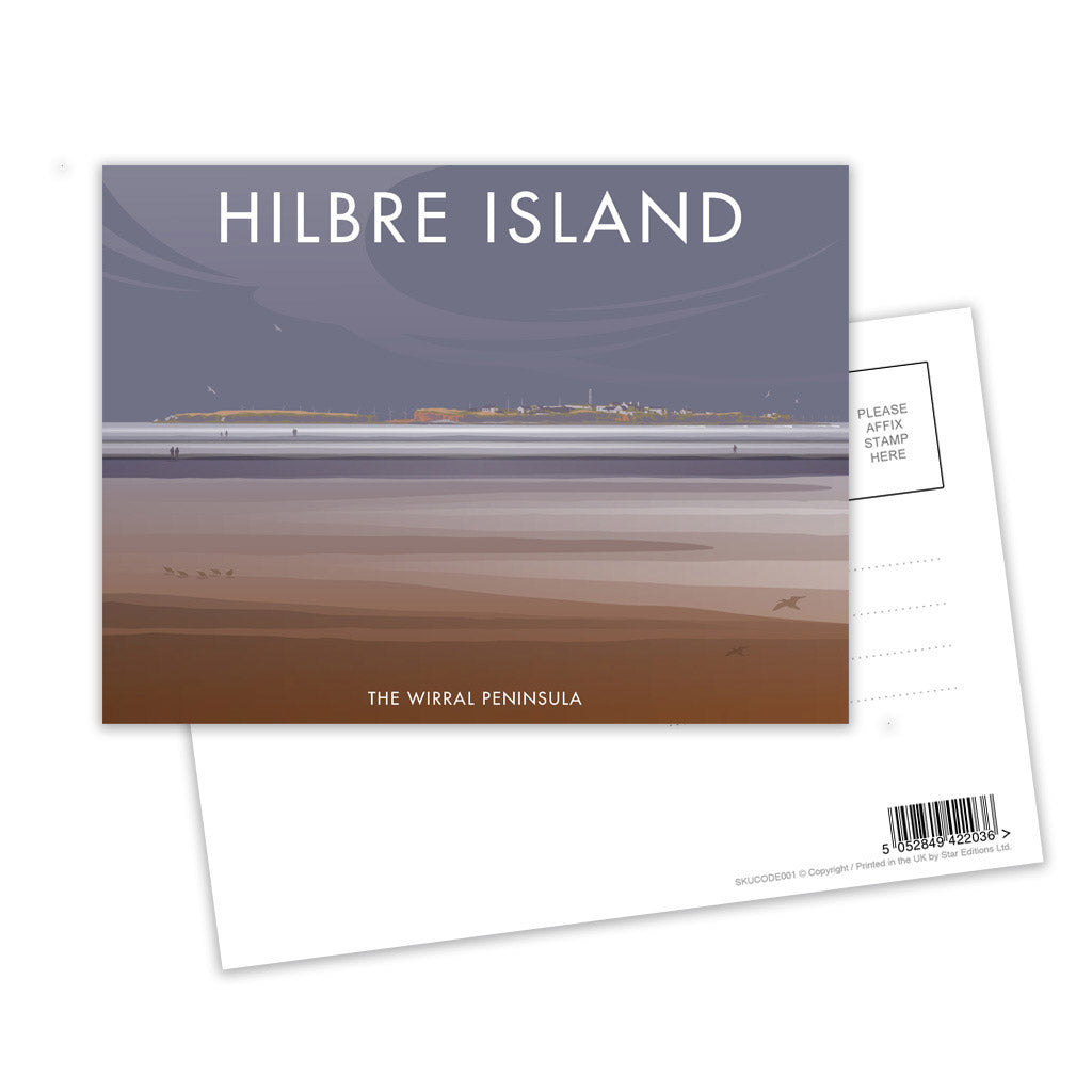 Hilbre Island Postcard Pack of 8