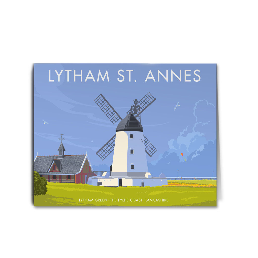 Lytham St. Annes, Lancashire Greeting Card 7x5