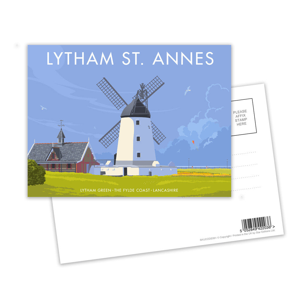 Lytham St. Annes, Lancashire Postcard Pack of 8
