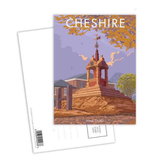 Lymm Cross, Cheshire Postcard Pack of 8