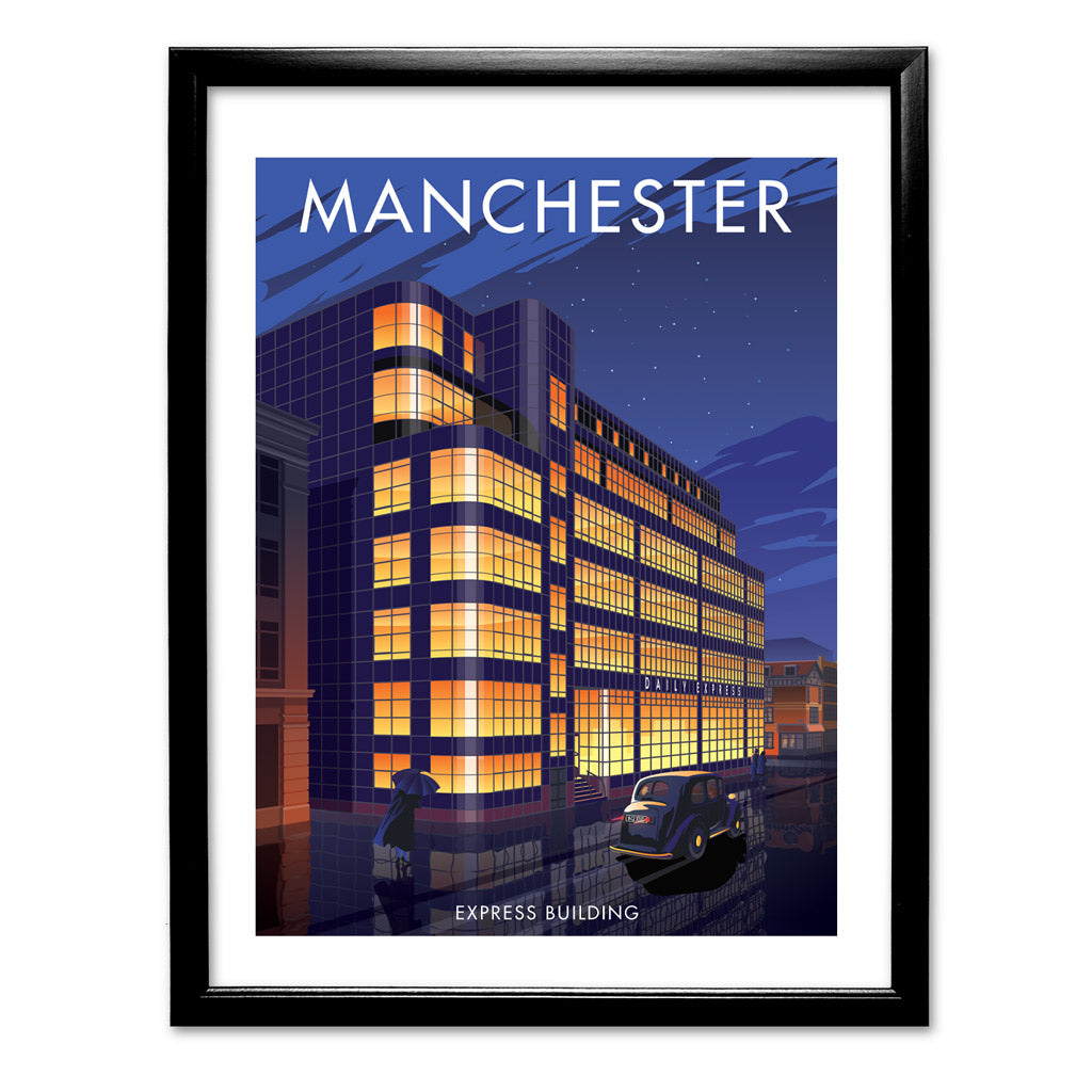 Manchester Express Building Art Print