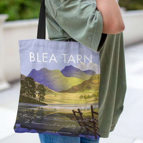 Blea Tarn, Lake District National Park Premium Tote Bag