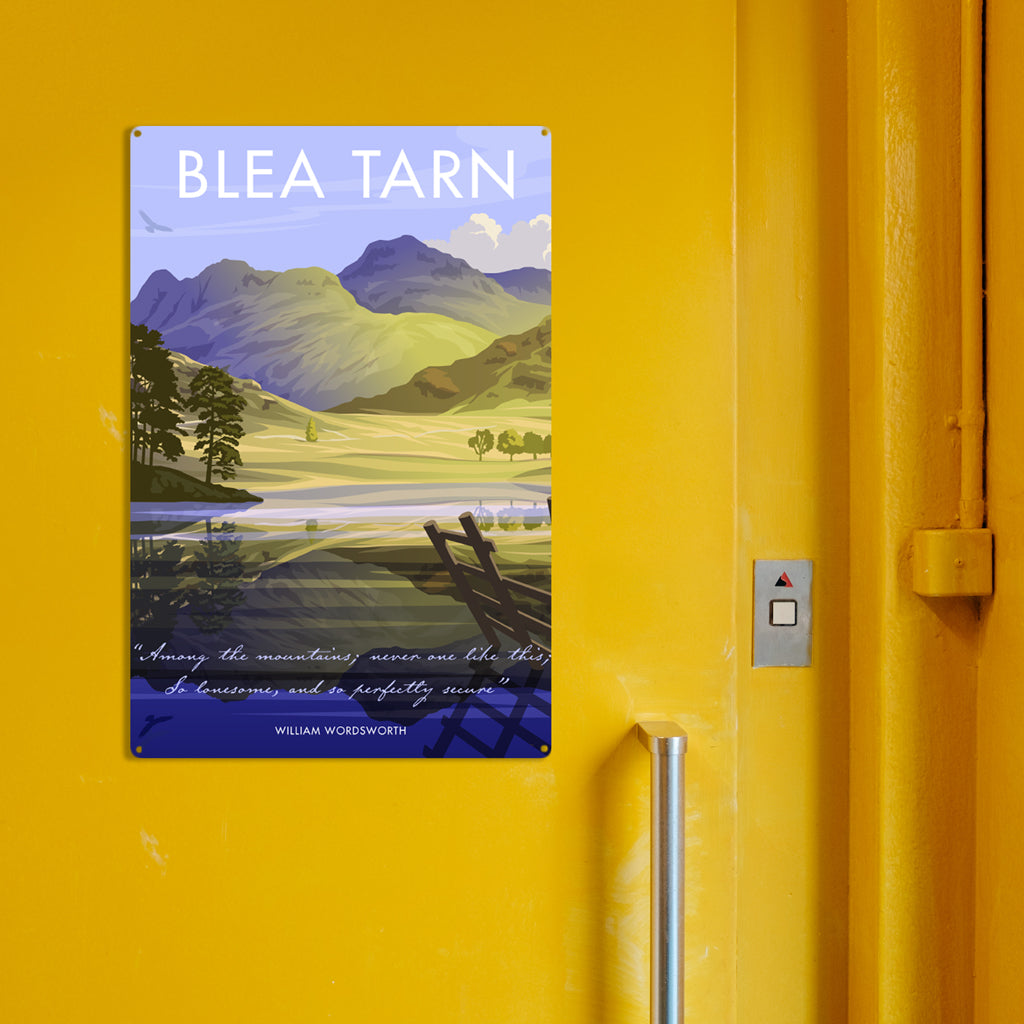 Blea Tarn, Lake District National Park Metal Sign