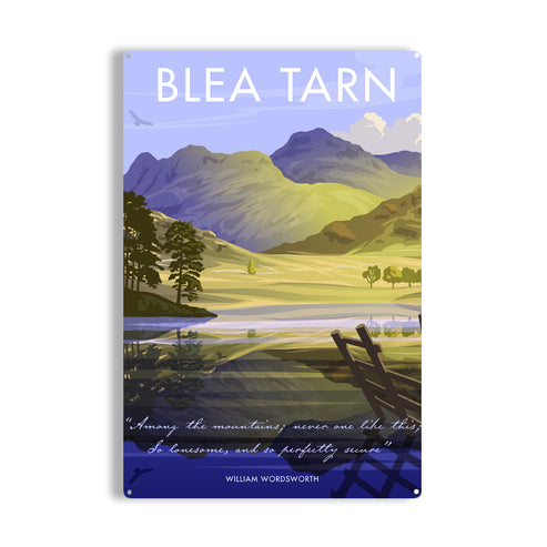 Blea Tarn, Lake District National Park Metal Sign