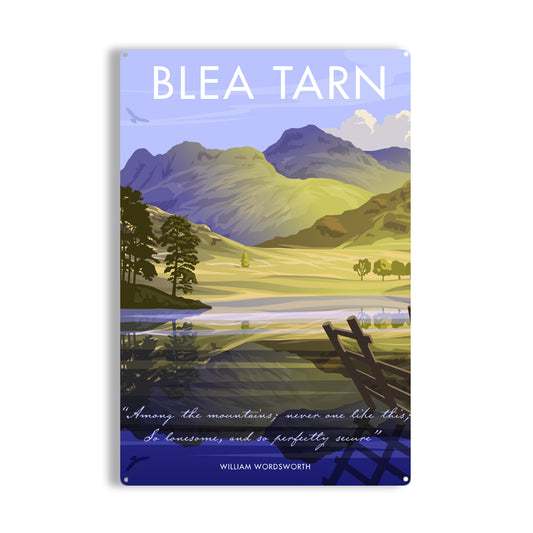 Blea Tarn, Lake District National Park Metal Sign
