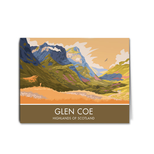 Glen Coe Greeting Card 7x5