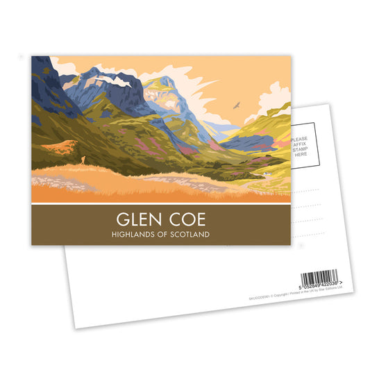 Glen Coe Postcard Pack of 8