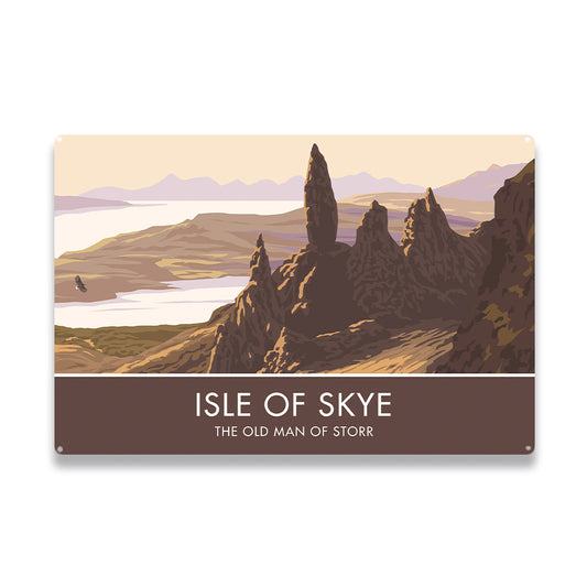The Old Man of Storr, Isle of Skye Metal Sign