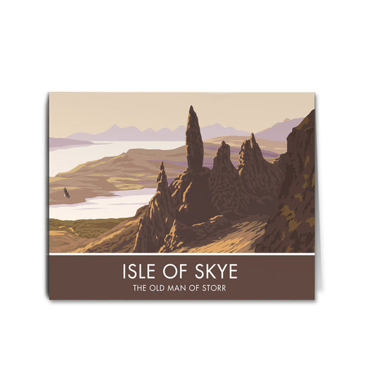 The Old Man of Storr, Isle of Skye Greeting Card 7x5