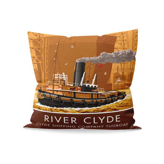 Clyde Shipping Company Tugboat, River Clyde Cushion