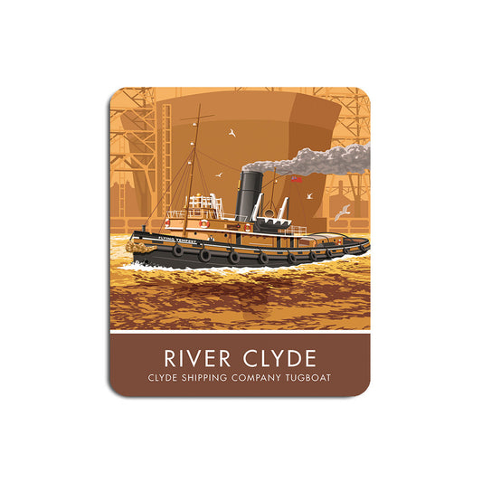 Clyde Shipping Company Tugboat, River Clyde Mouse Mat