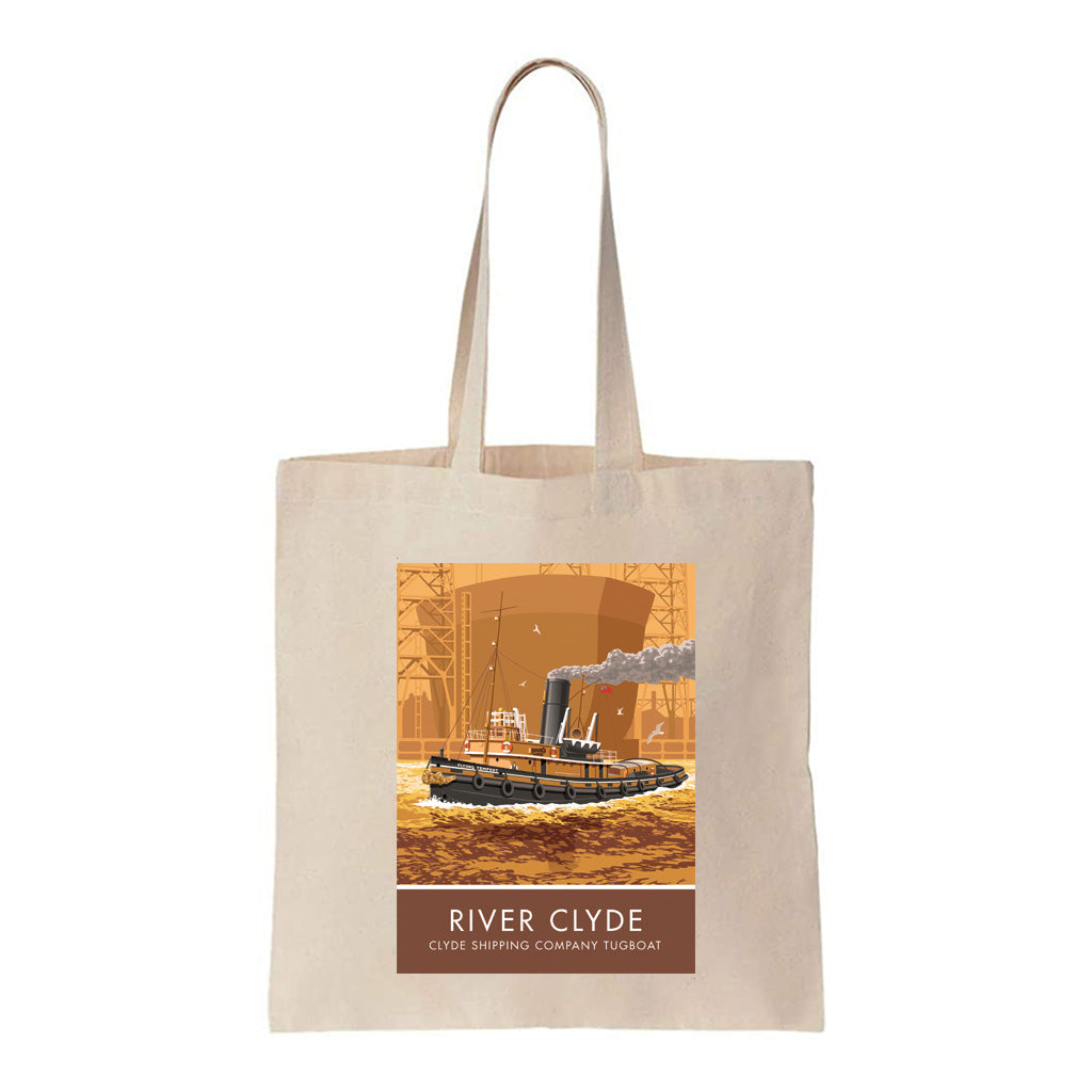 Clyde Shipping Company Tugboat, River Clyde Tote Bag