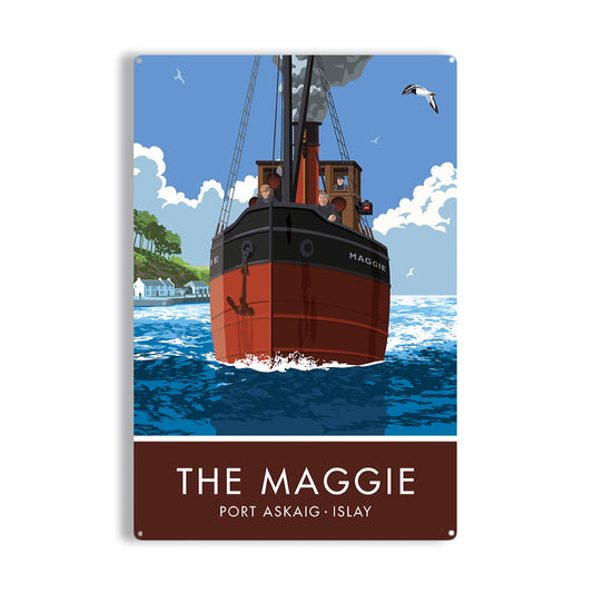 The Maggie, Port Askaig, Islay Metal Sign