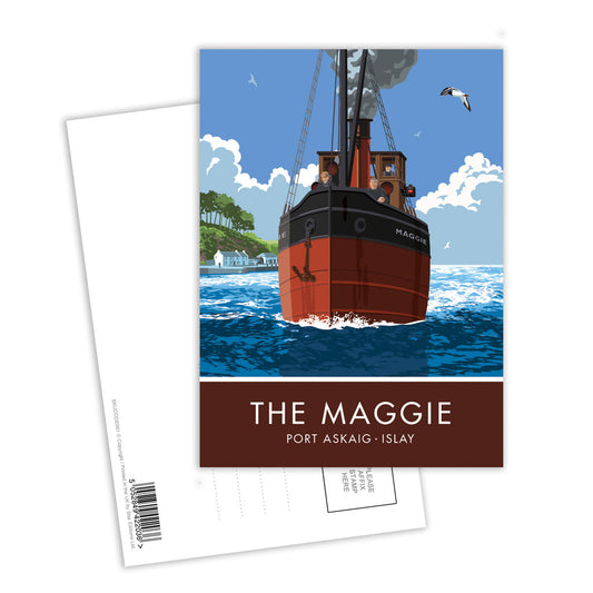 The Maggie, Port Askaig, Islay Postcard Pack of 8