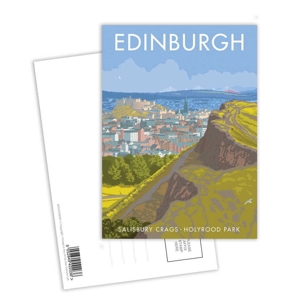 Salisbury Crags, Edinburgh Postcard Pack of 8