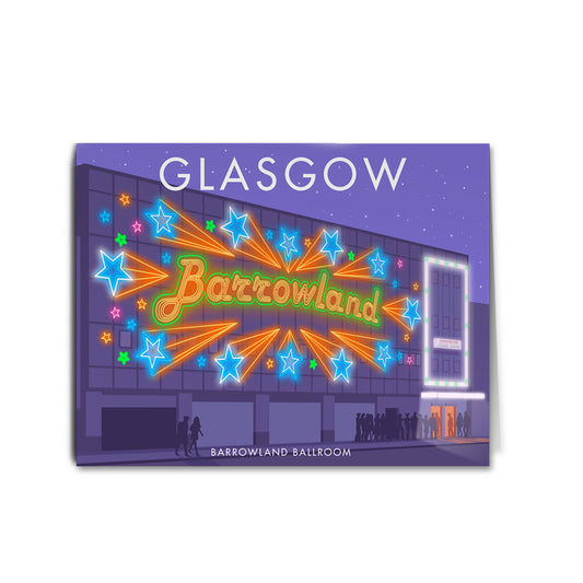 Barrowland Ballroom, Glasgow Greeting Card 7x5