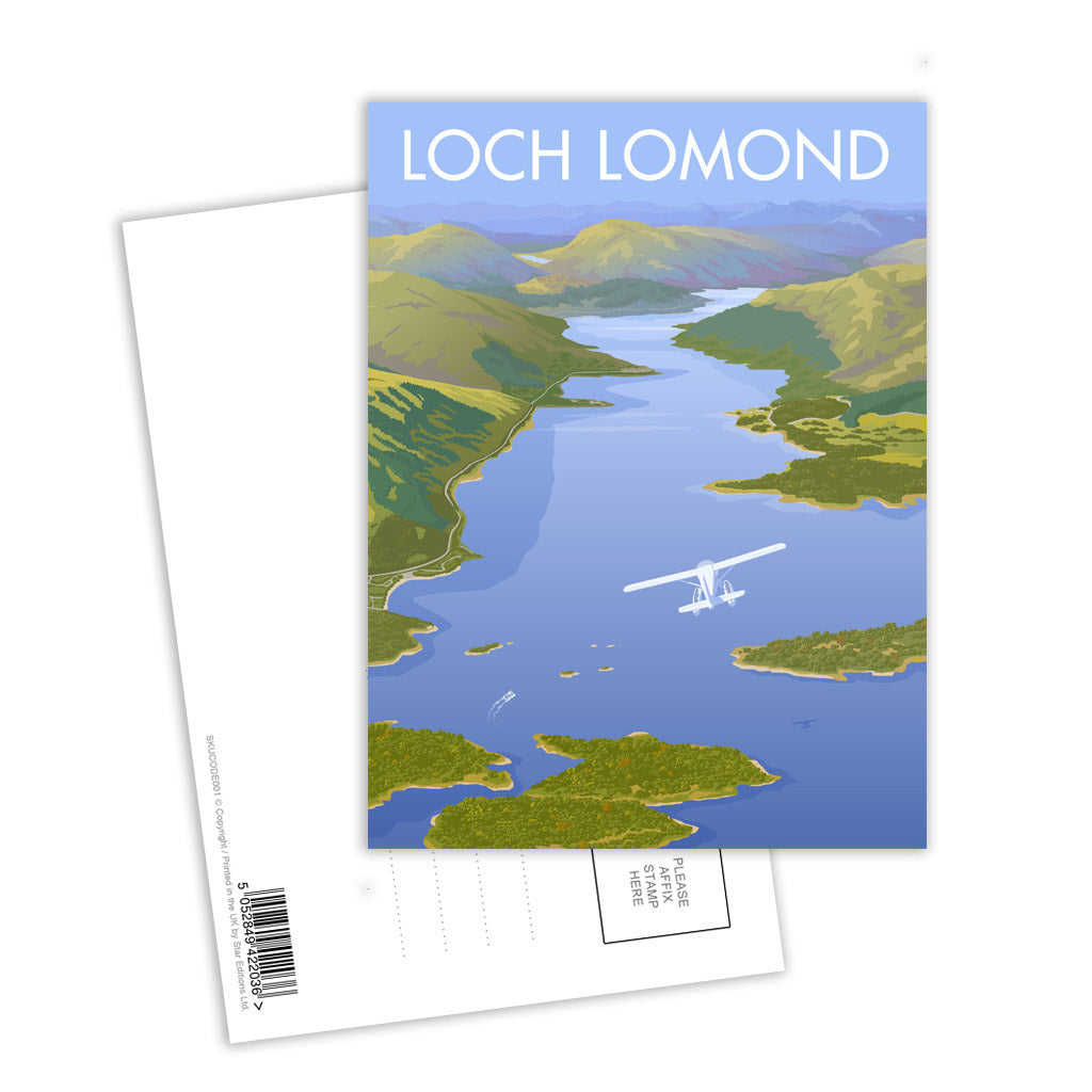 Spitfire, Loch Lomond Postcard Pack of 8