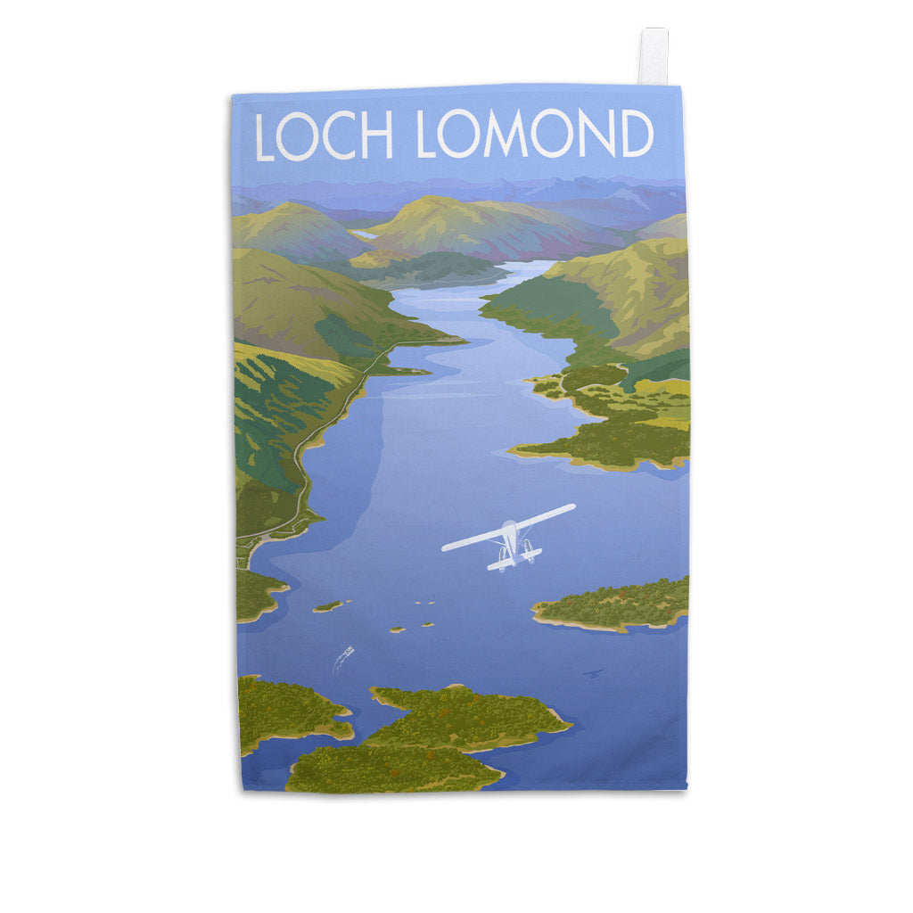 Spitfire, Loch Lomond Tea Towel