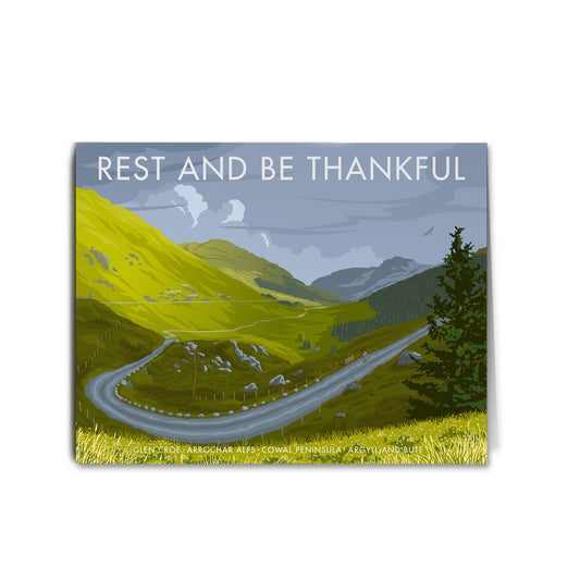 Rest and be Thankful Greeting Card 7x5