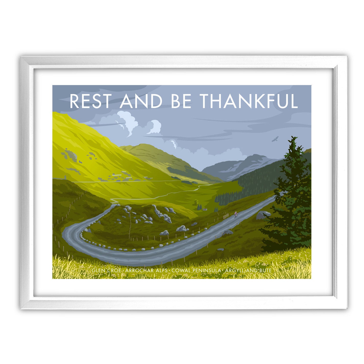 Rest and be Thankful Art Print