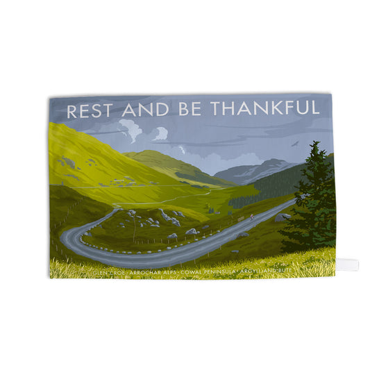Rest and be Thankful Tea Towel