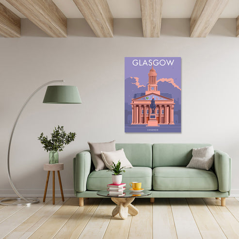 Coneheid, Glasgow Art Print