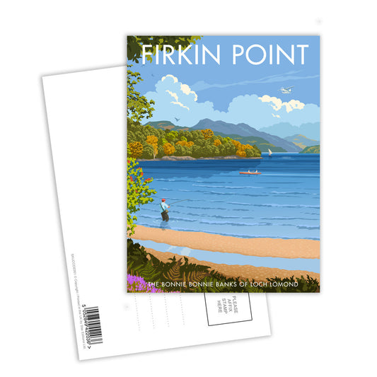 Firkin Point, Loch Lomond Postcard Pack of 8