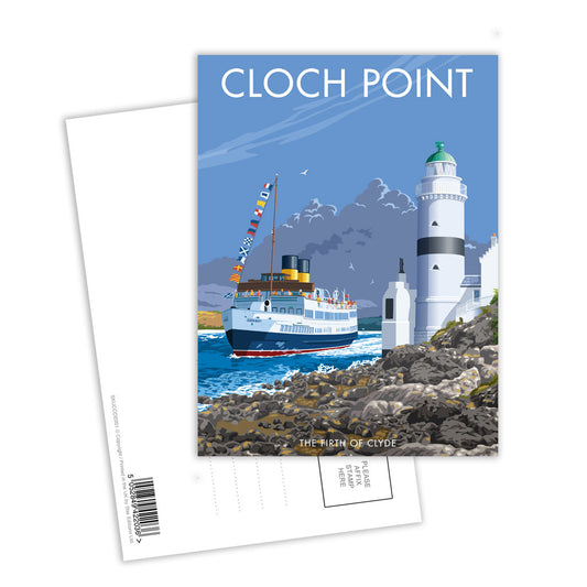 Cloch Point, Firth of Clyde Postcard Pack of 8