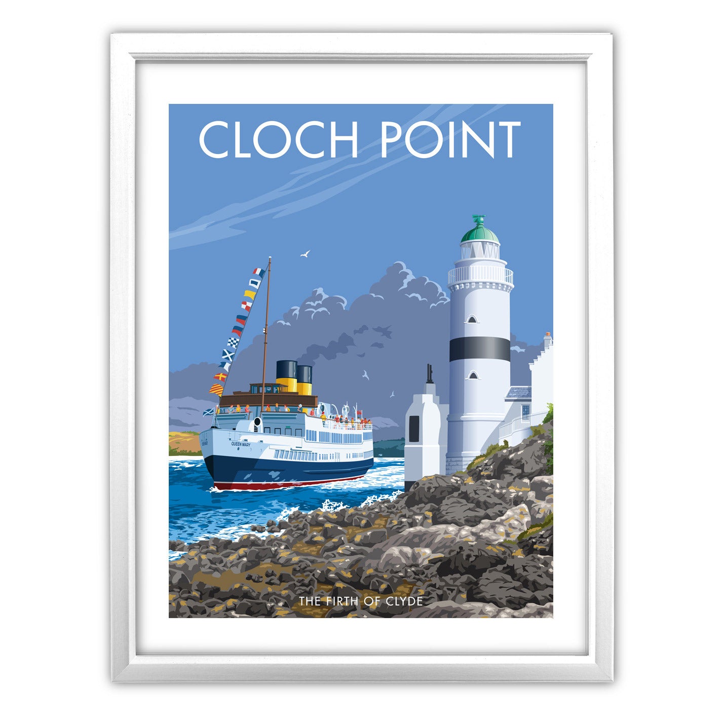 Cloch Point, Firth of Clyde Art Print
