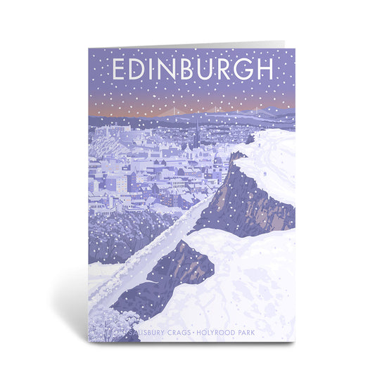 Edinburgh, Holyrood Park Greeting Card 7x5