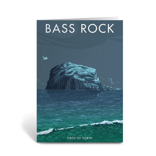 Bass Rock Island, Scotland Greeting Card 7x5