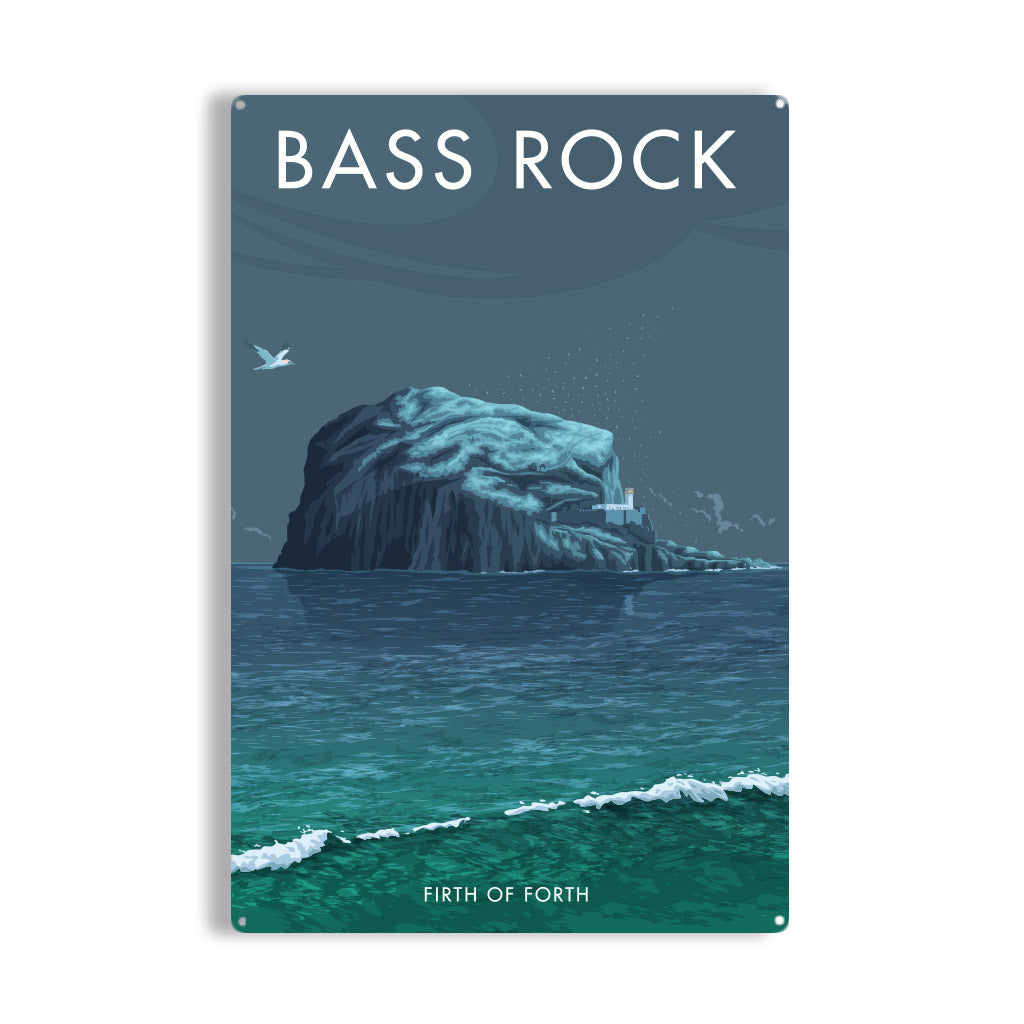 Bass Rock Island, Scotland Metal Sign