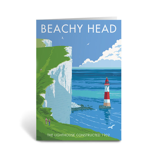 Beachy Head Lighthouse Greeting Card 7x5