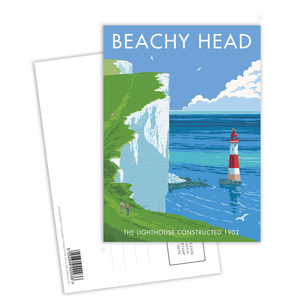Beachy Head Lighthouse Postcard Pack of 8
