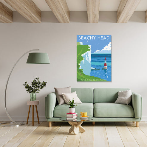Beachy Head Lighthouse Art Print