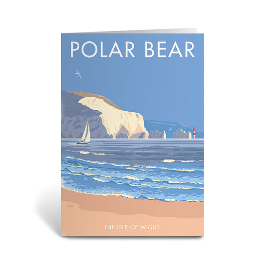 Polar Bear Greeting Card 7x5