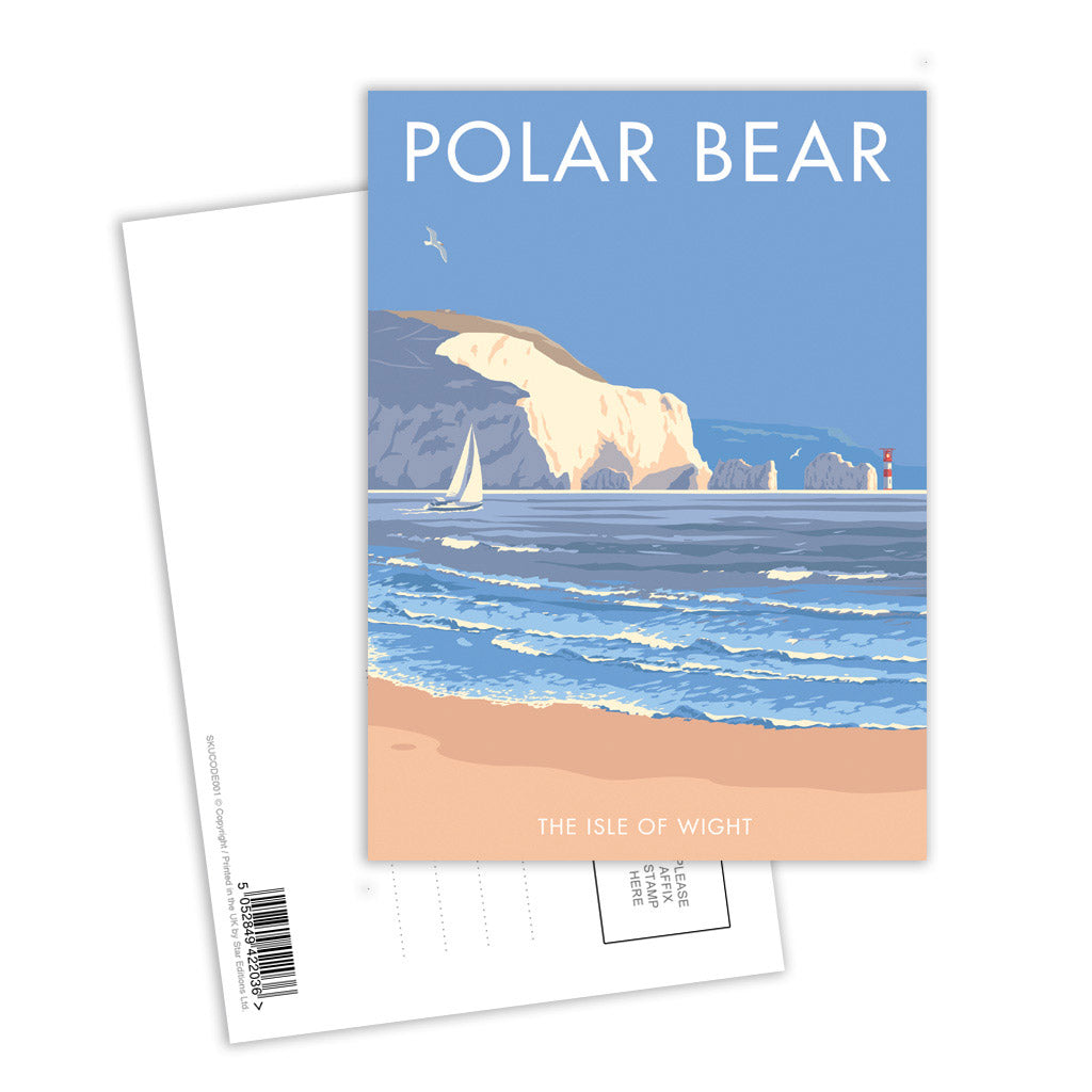 Polar Bear Postcard Pack of 8
