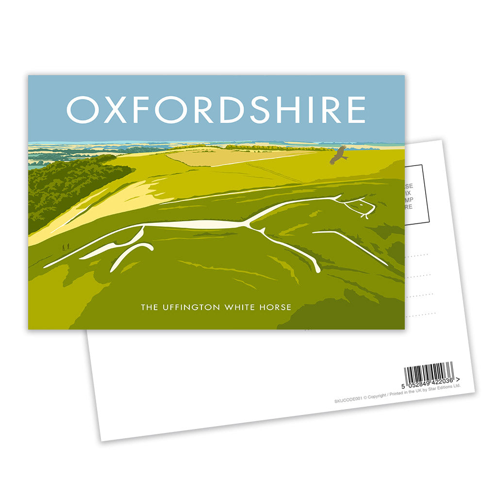 The Uffington White Horse Postcard Pack of 8