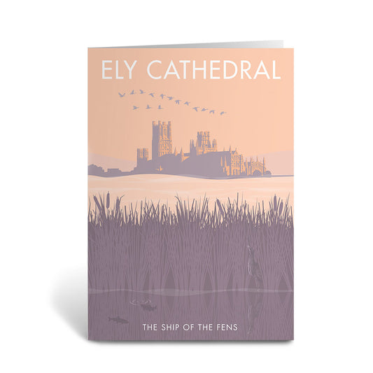 Ely Cathedral Greeting Card 7x5