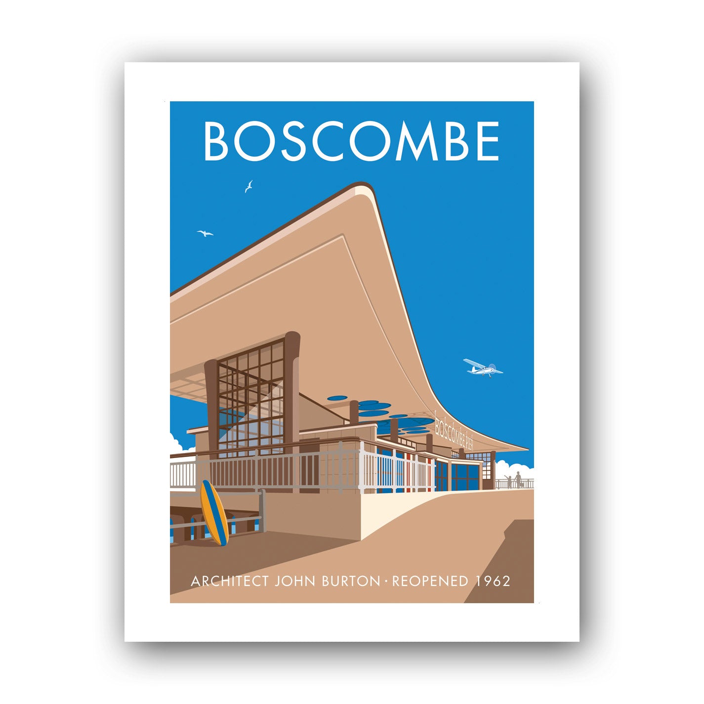 Boscombe Pier Art Print