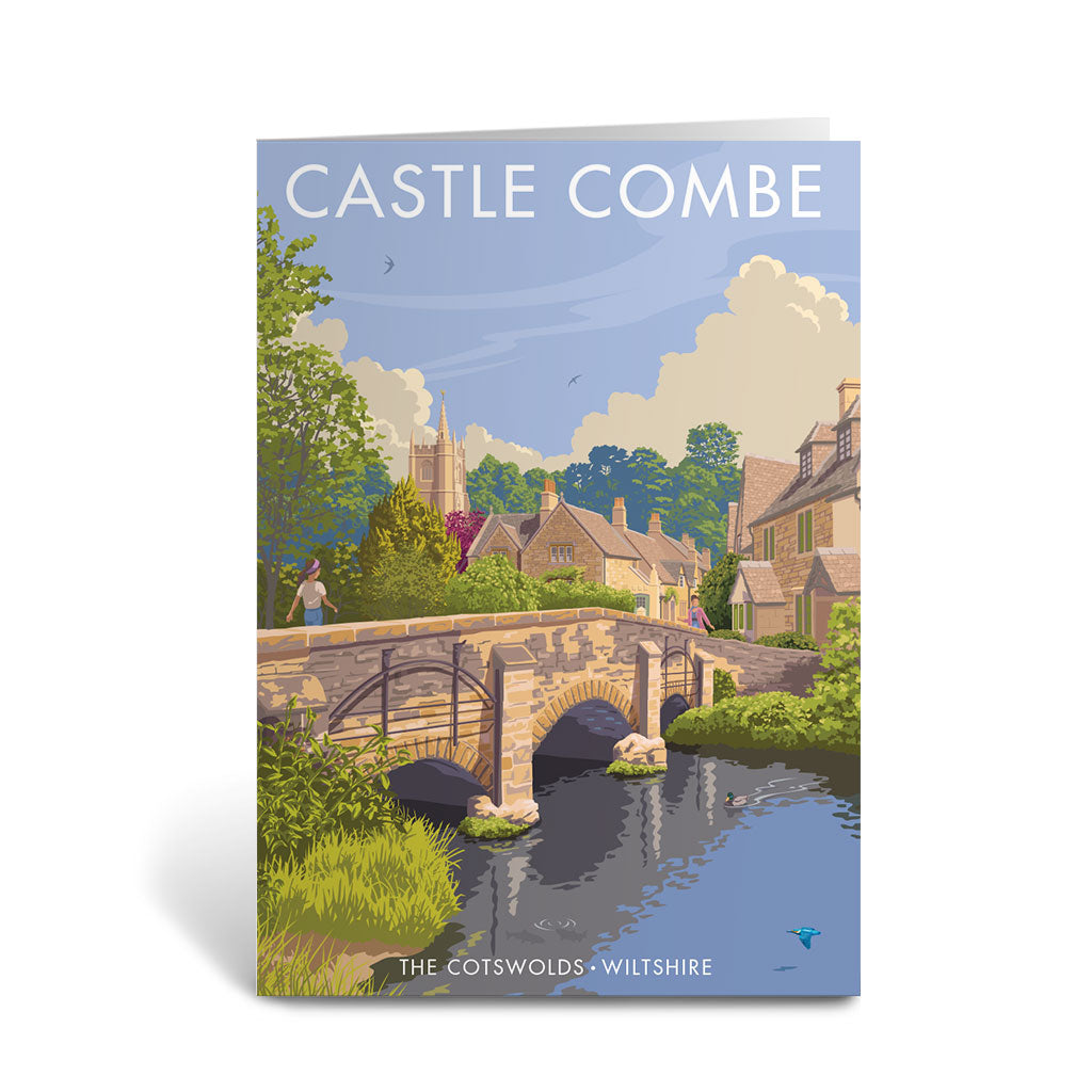 Castle Combe, The Cotswolds Greeting Card 7x5