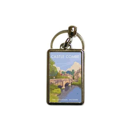 Castle Combe, The Cotswolds Metal Keyring