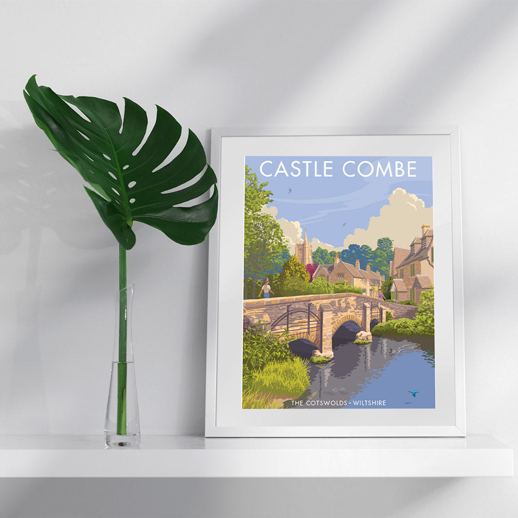 Castle Combe, The Cotswolds Art Print
