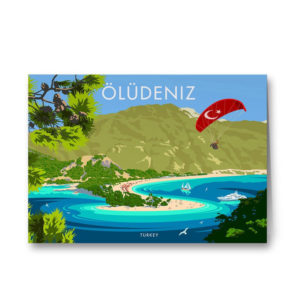 Oludeniz, Turkey Greeting Card 7x5