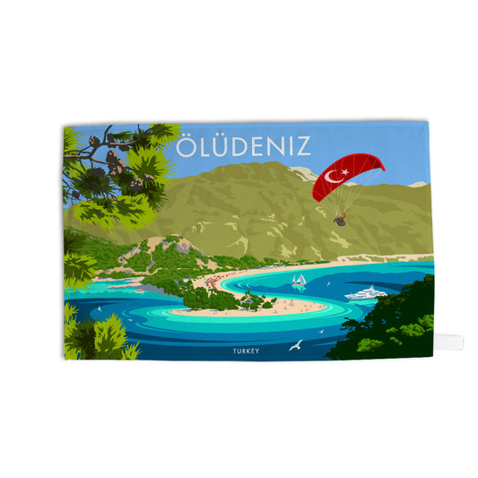 Oludeniz, Turkey Tea Towel