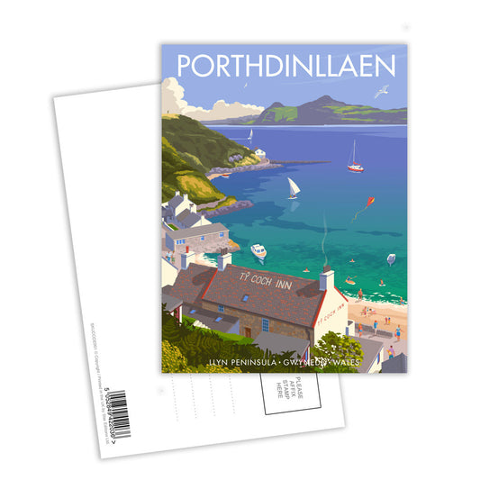 Porthdinllaen, Llyn Peninsula Postcard Pack of 8