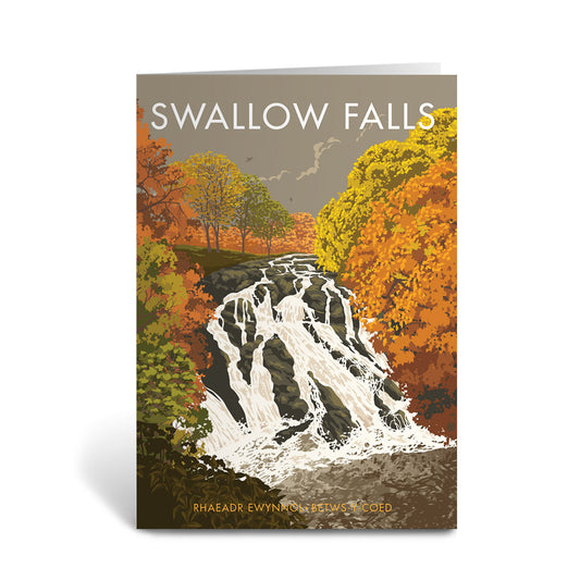Swallow Falls Greeting Card 7x5