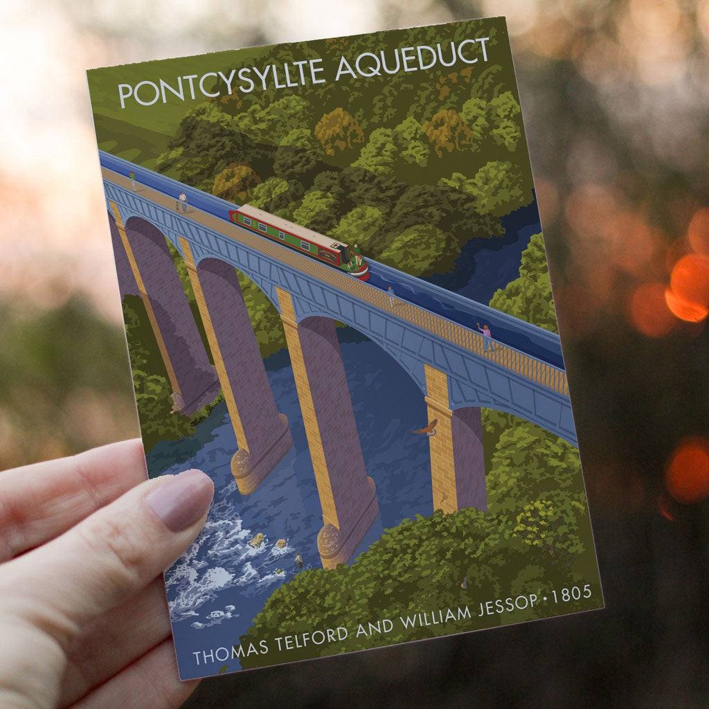 Pontcysyllte Aqueduct Postcard Pack of 9