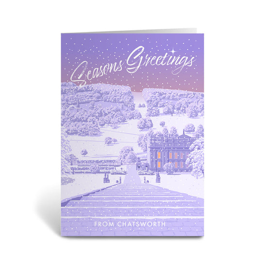 Seasons Greetings from Chatsworth Greeting Card 7x5