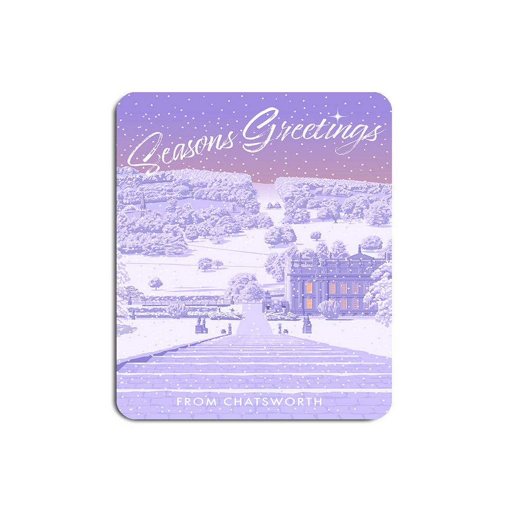 Seasons Greetings from Chatsworth Mouse Mat